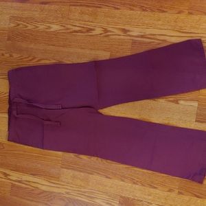 Women's XS Maroon scrub pants